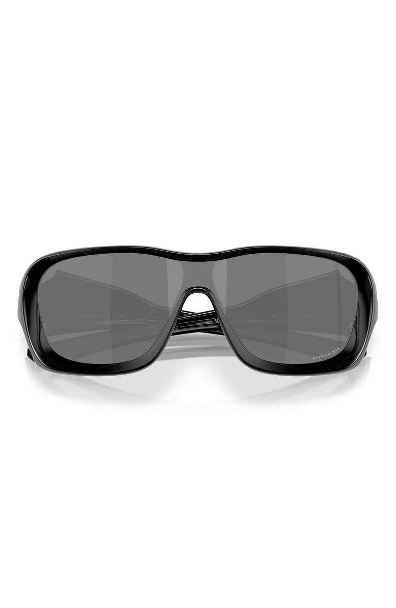 Oakley 130mm Prizm<sup>™</sup> Shield Sunglasses, Alternate, color, Shiny Black