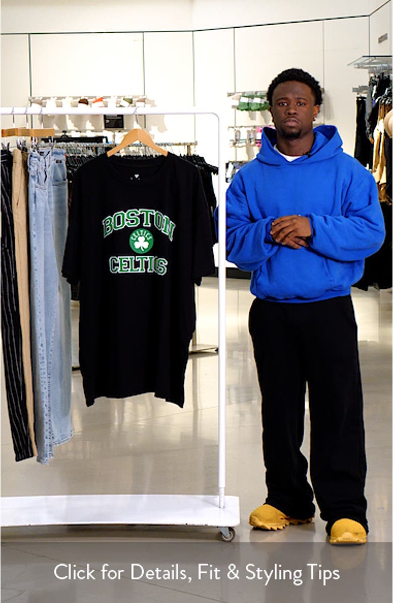 Men's Black Boston Celtics Big & Tall Heart & Soul T-Shirt, sales video thumbnail