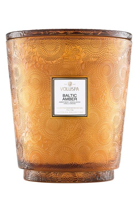 Baltic Amber Five-Wick Hearth Candle