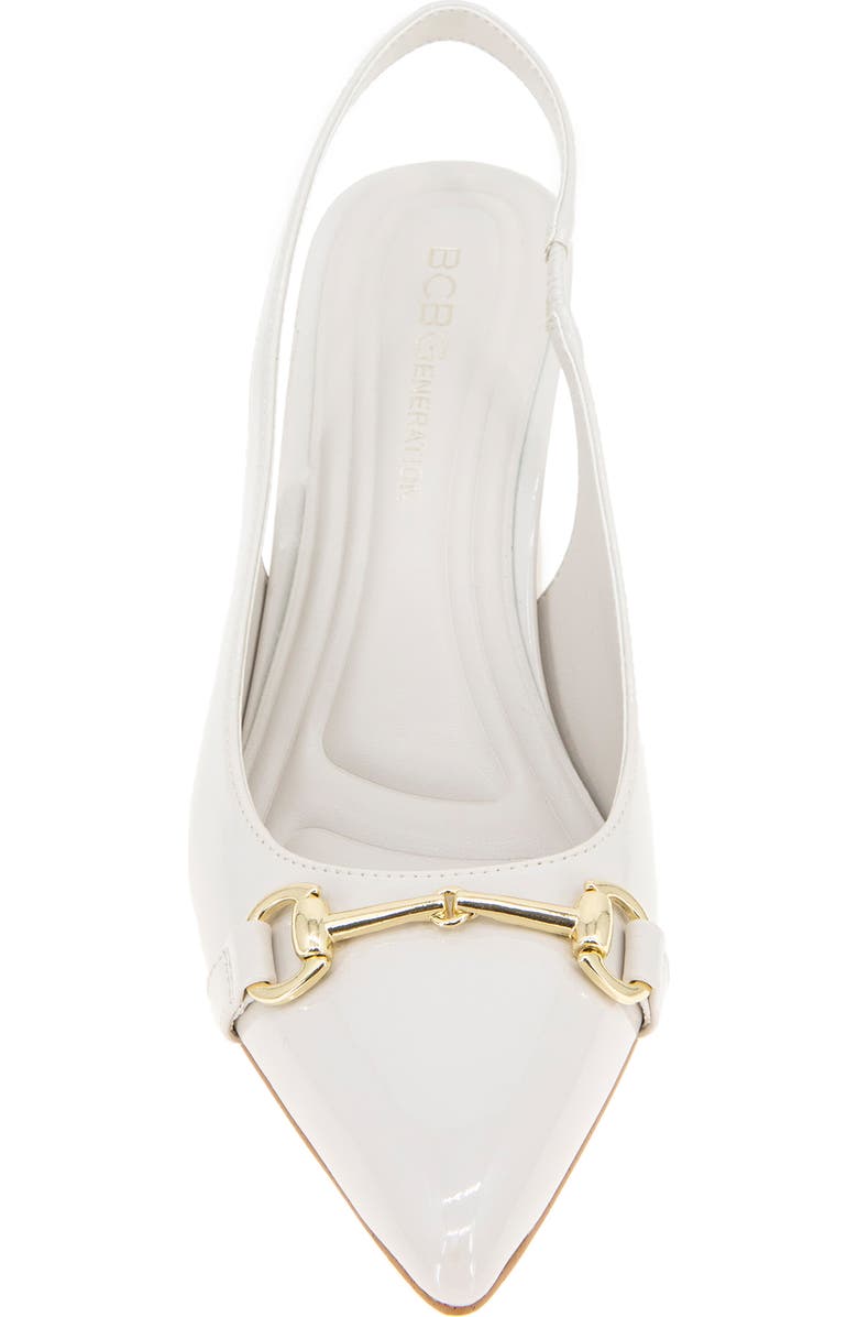 BCBGeneration Glastin Slingback Pump, Alternate, color, Rainy Day Patent