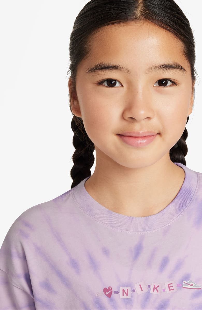 Nike Kids
 Tie Dye Cotton Graphic T-Shirt, Alternate, color, 