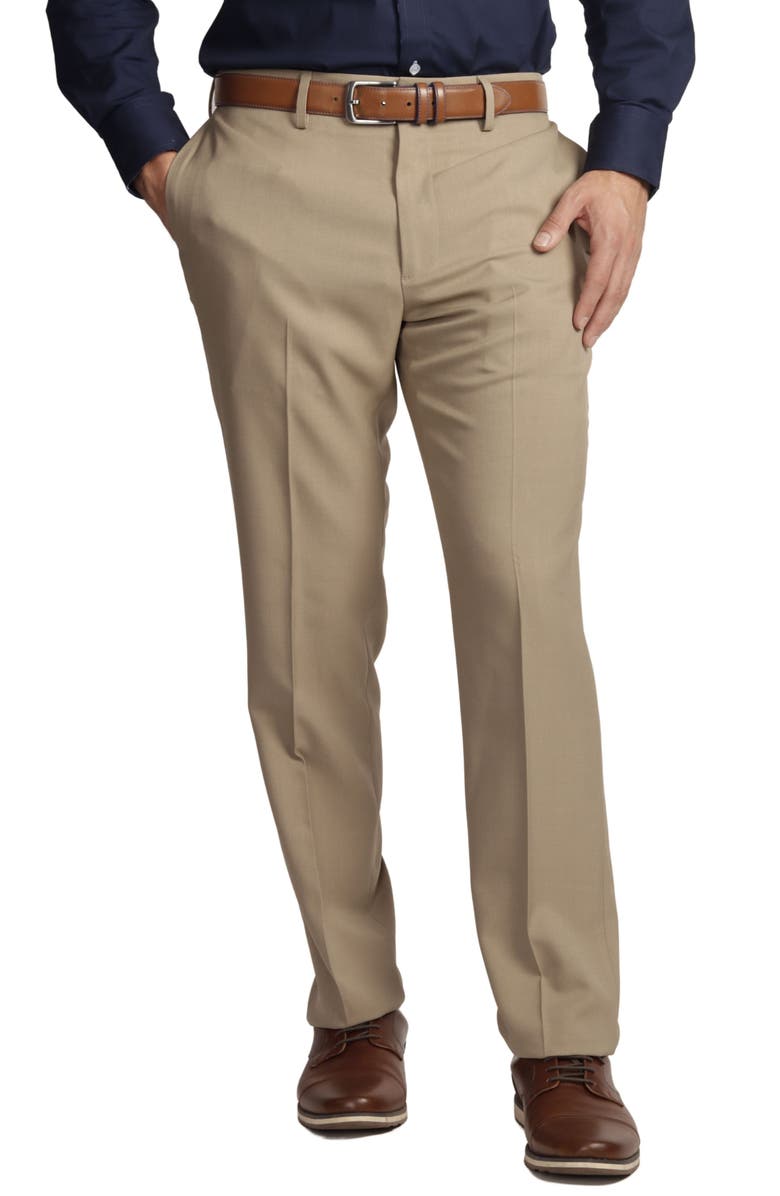 TailorByrd Tailored Dress Pant, Alternate, color, Tan