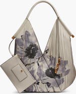 Donna Karan New York Baldwin Large Floral Lasercut Shoulder