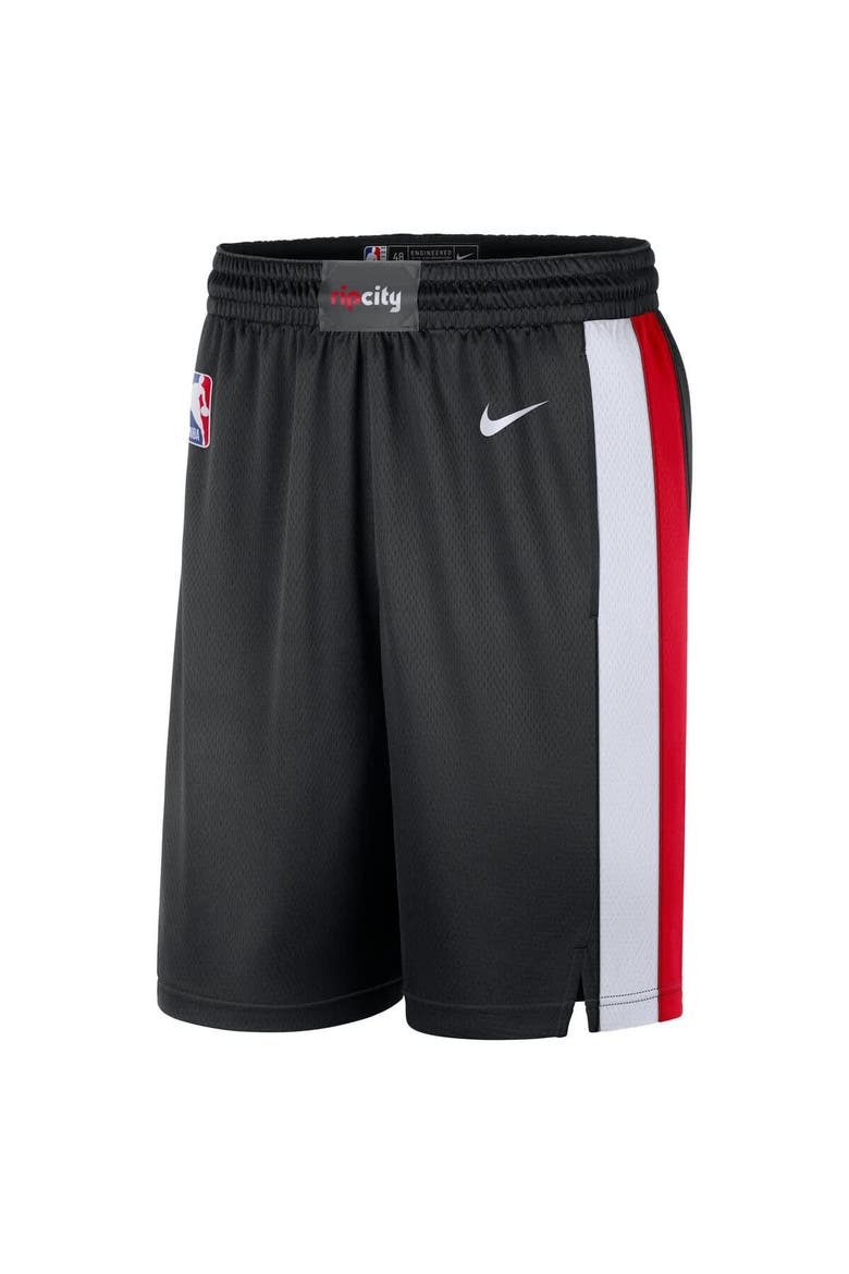Men's Nike Black Portland Trail Blazers Swingman Dri-FIT Shorts – Icon Edition, Alternate, color, Black