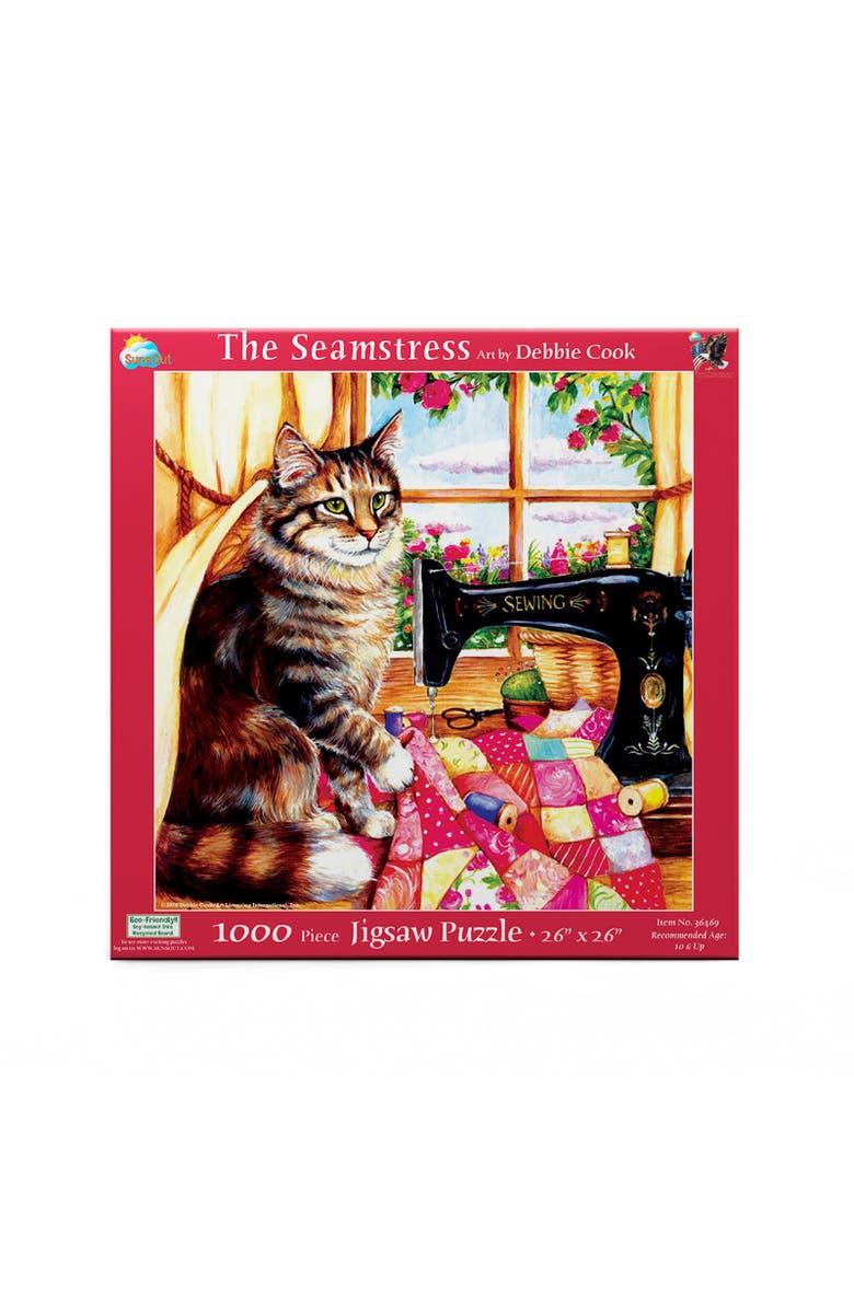 Sunsout The Seamstress 1000 piece Jigsaw Puzzle for Adults, Alternate, color, Multicolor