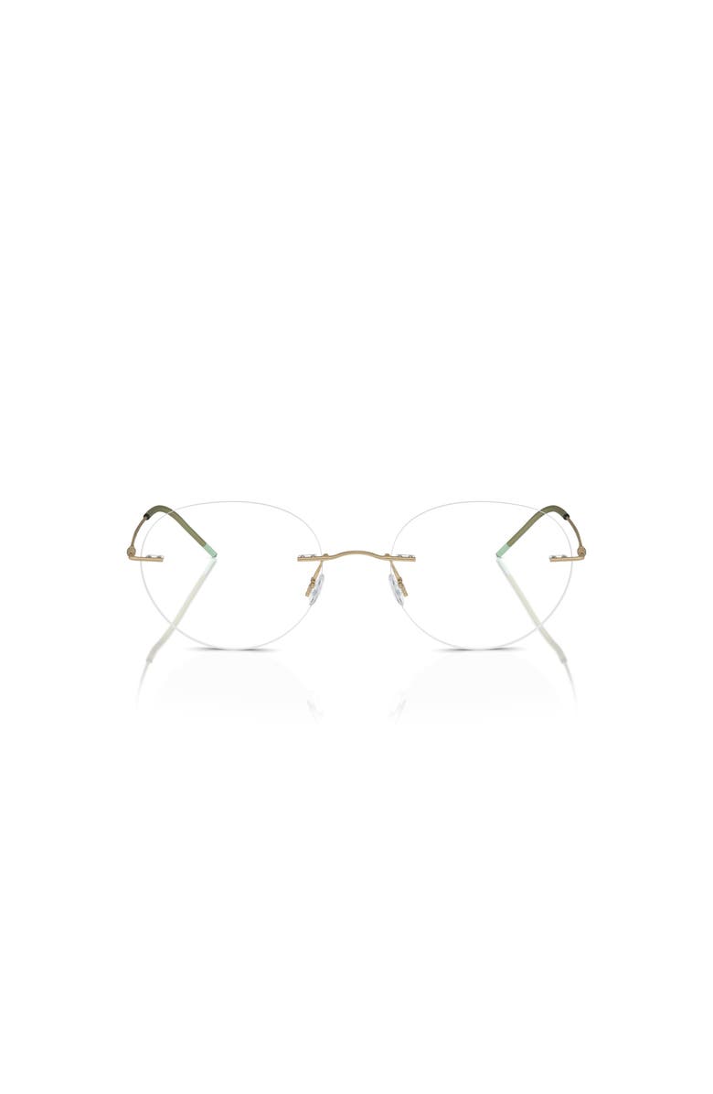 Giorgio Armani 52mm Phantos optical glasses, Alternate, color, Black