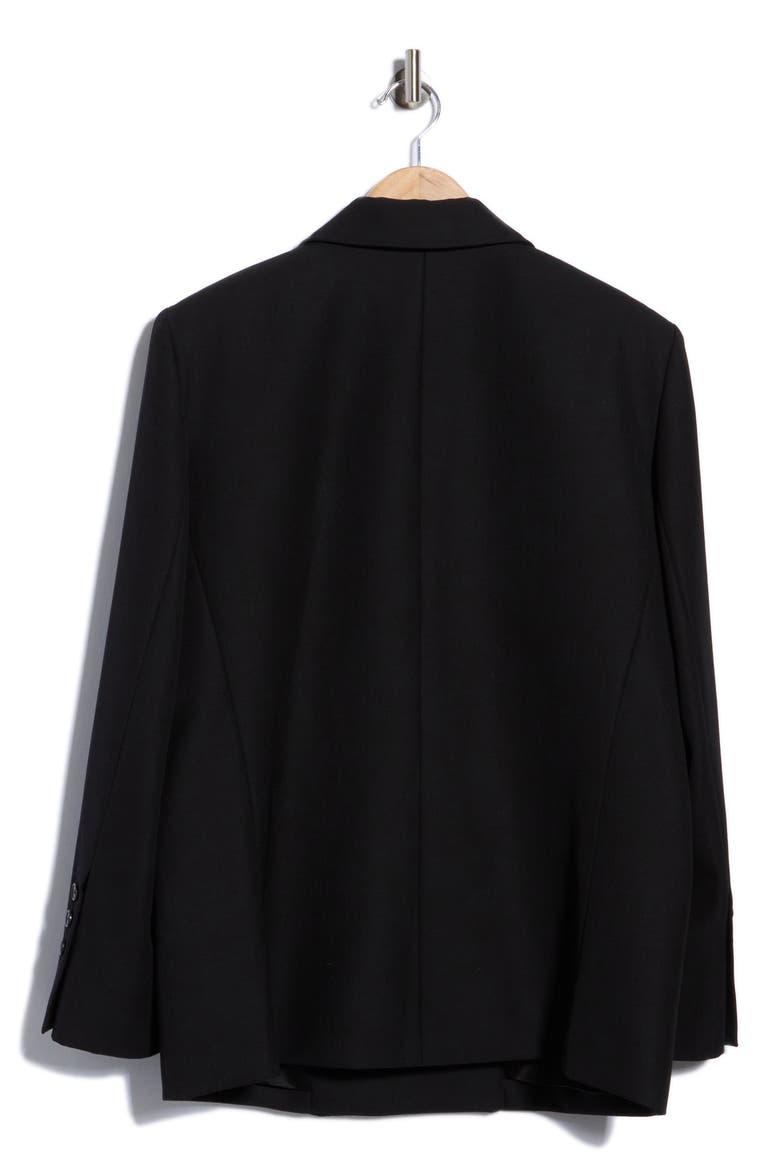 Harper Virgin Wool Blazer, Alternate, color, BLACK