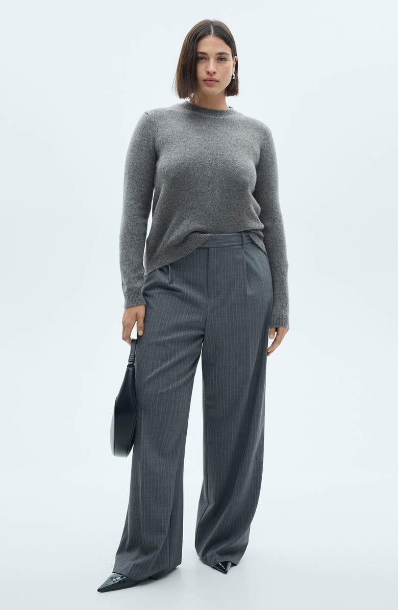 MANGO Crewneck Sweater, Alternate, color, 