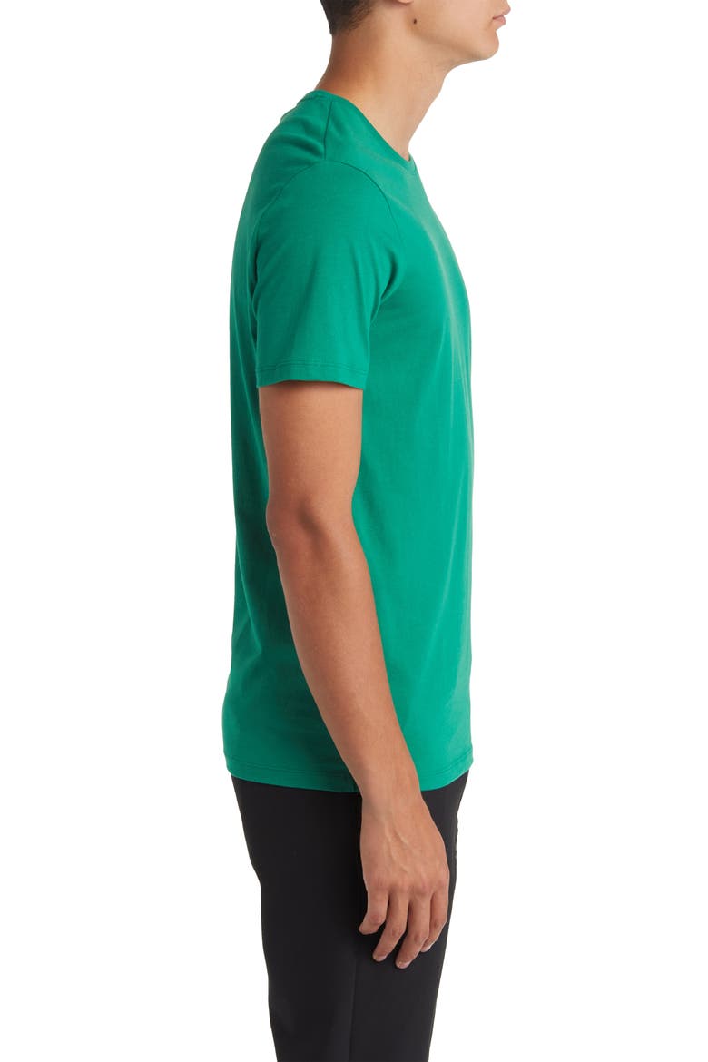 Pima Cotton T-Shirt, Alternate, color, VERDANT GREEN