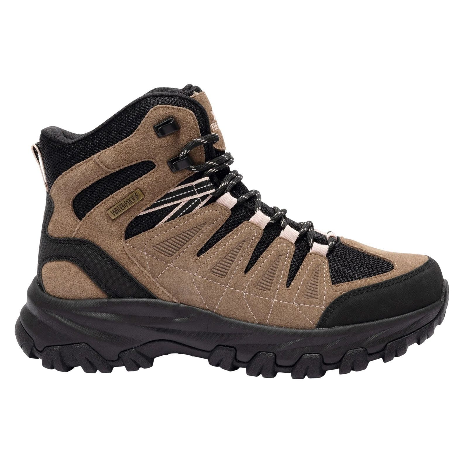 Amelie Suede Walking Boots, Alternate, color, Earth