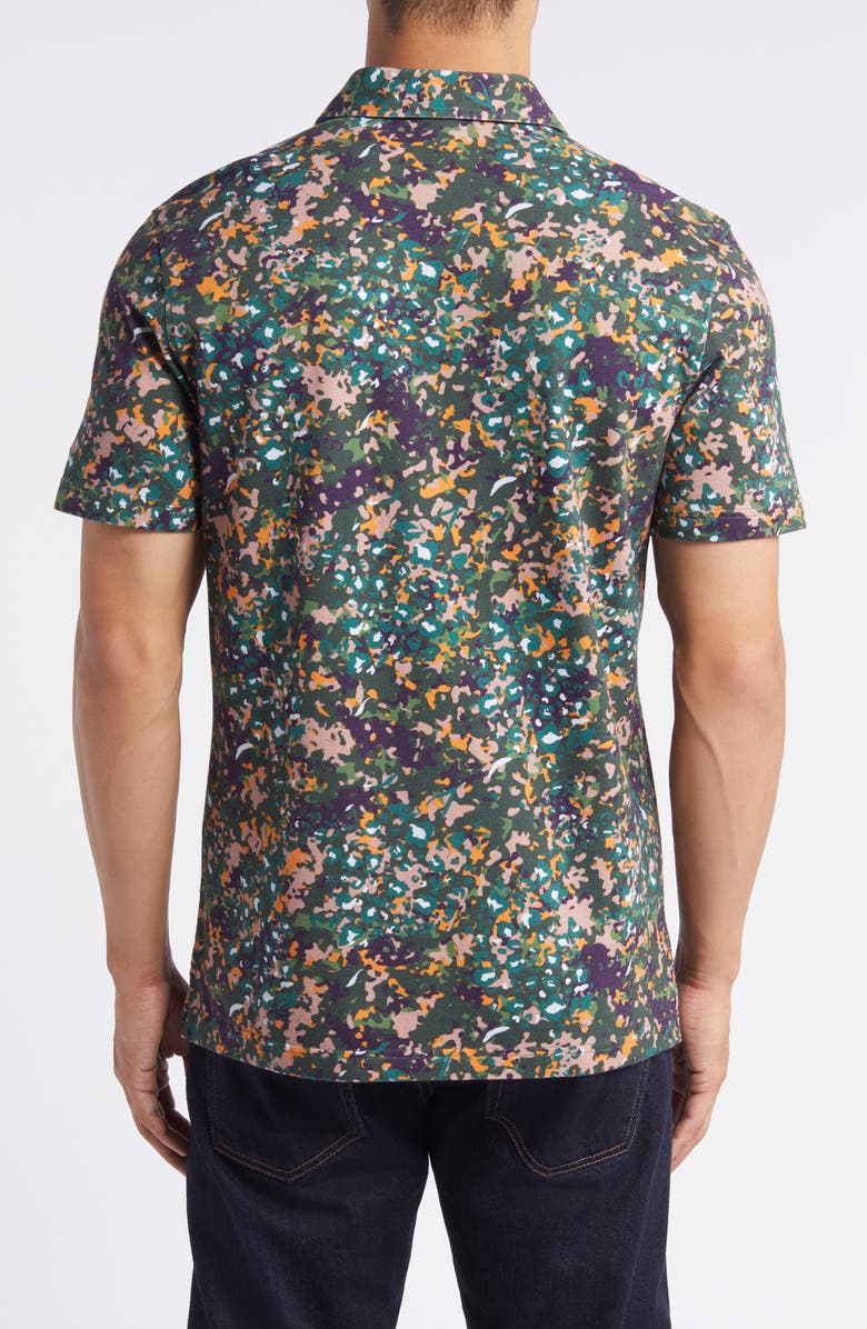 AG Bryce Print Jersey Polo, Alternate, color, 