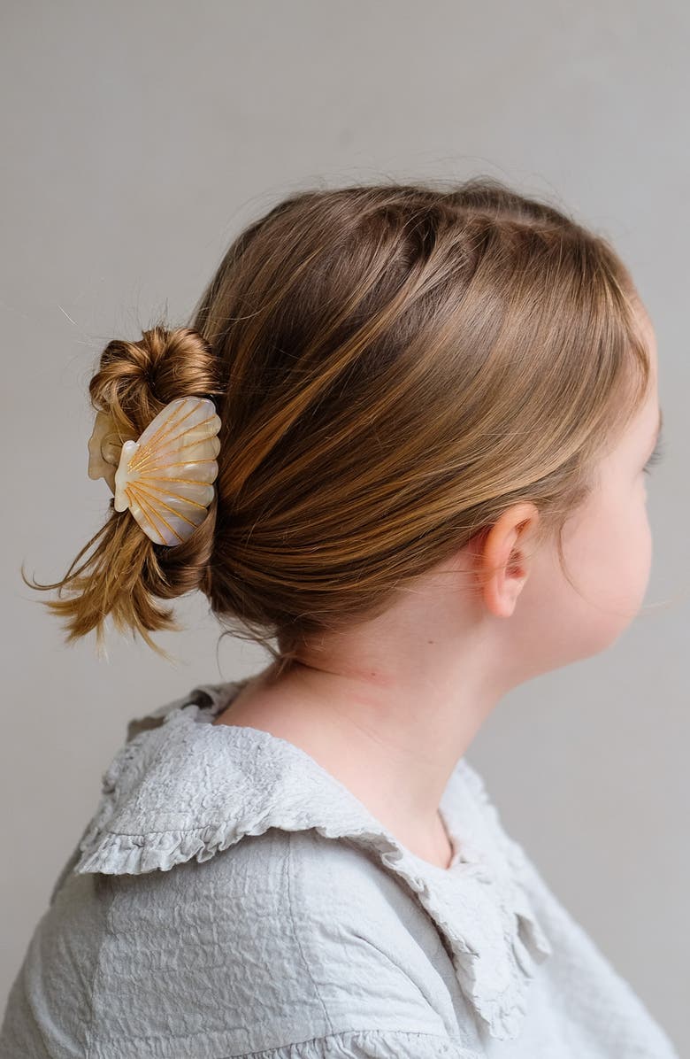 Mimi & Lula Shell Claw Clip, Alternate, color, Light/ Pastel Orange