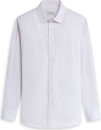 Bugatchi James OoohCotton® Pinstripe Button-Up Shirt