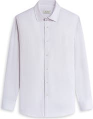 Bugatchi James OoohCotton® Pinstripe Button-Up Shirt