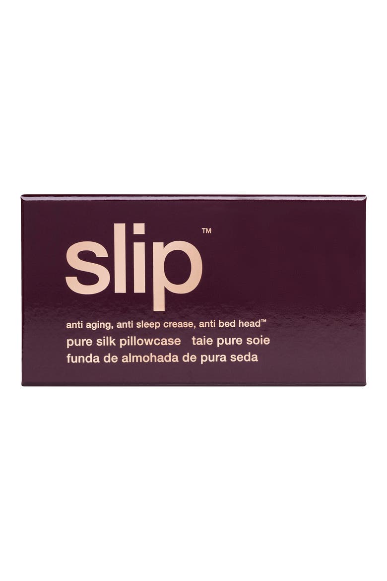 Pure Silk King Pillowcase, Alternate, color, PLUM