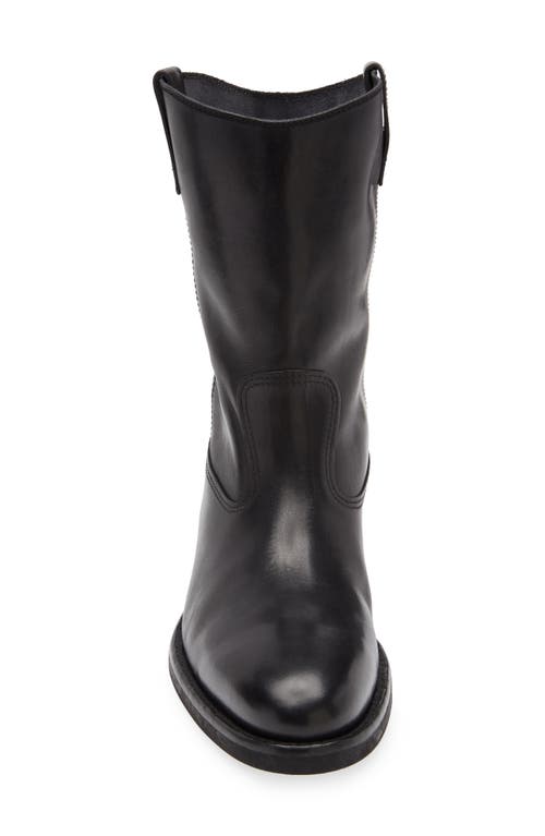 Golden Goose Biker Ankle Boots In Black Leather In Black