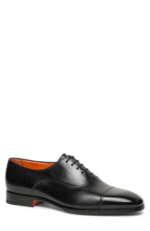 Lace-Up Cap Toe Oxford