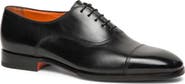 Santoni Lace-Up Cap Toe Oxford