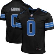 Nike Youth Nike Jahmyr Gibbs Black Detroit Lions Alternate Game Jersey
