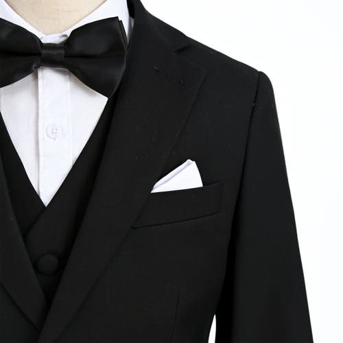 Moustache Shawl-lapels Suit In Black