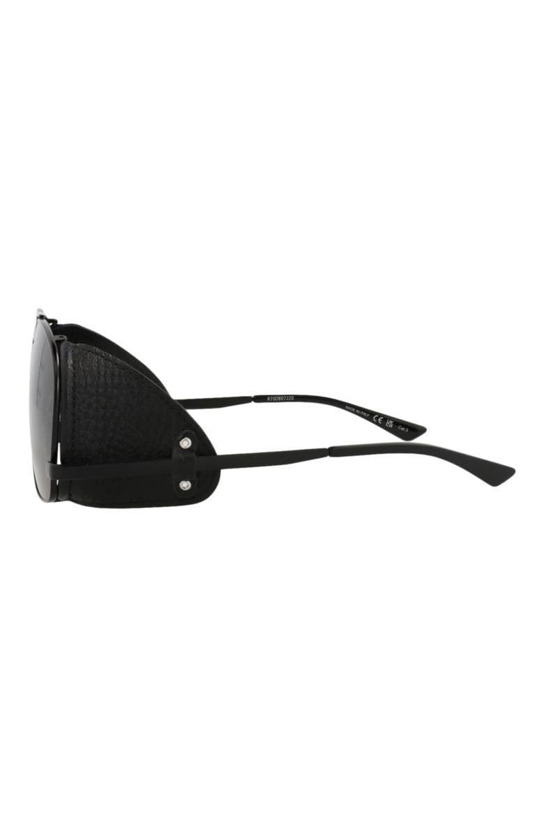 59mm Polarized Aviator Sunglasses, Alternate, color, BLACK BLACK BLACK