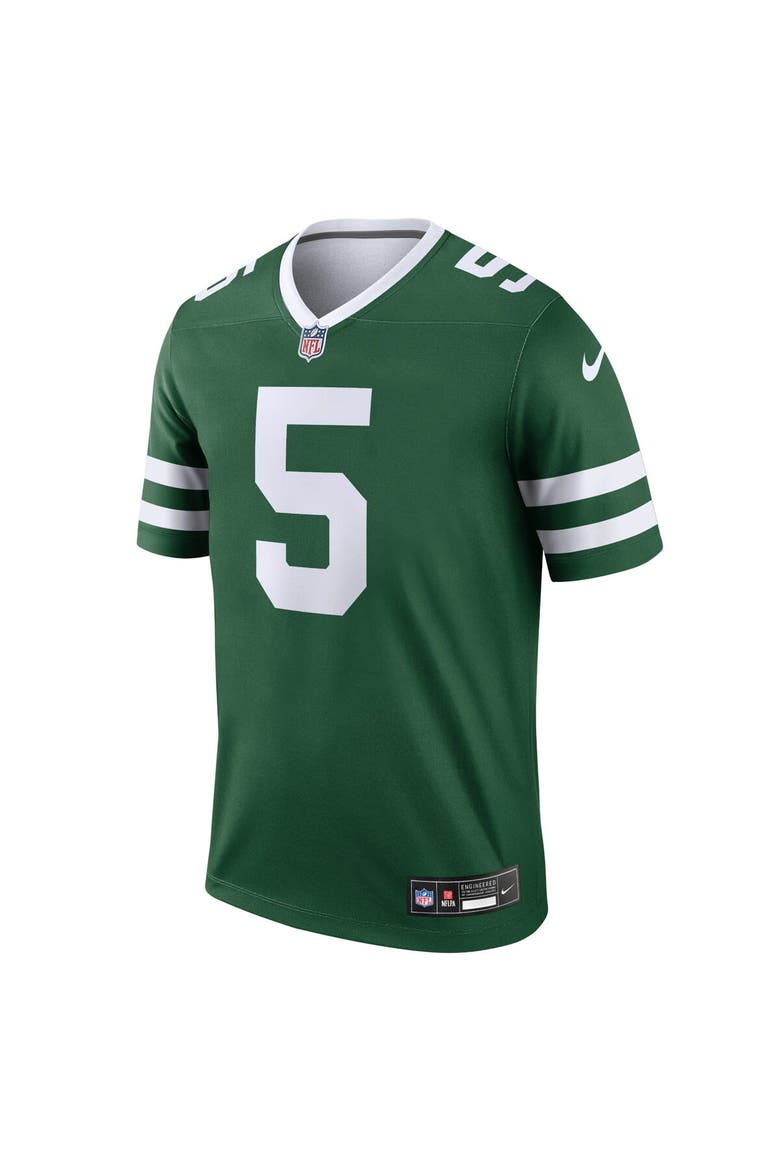 Men's Nike Garrett Wilson Legacy Green New York Jets Legend Player Performance Top, Alternate, color, Green