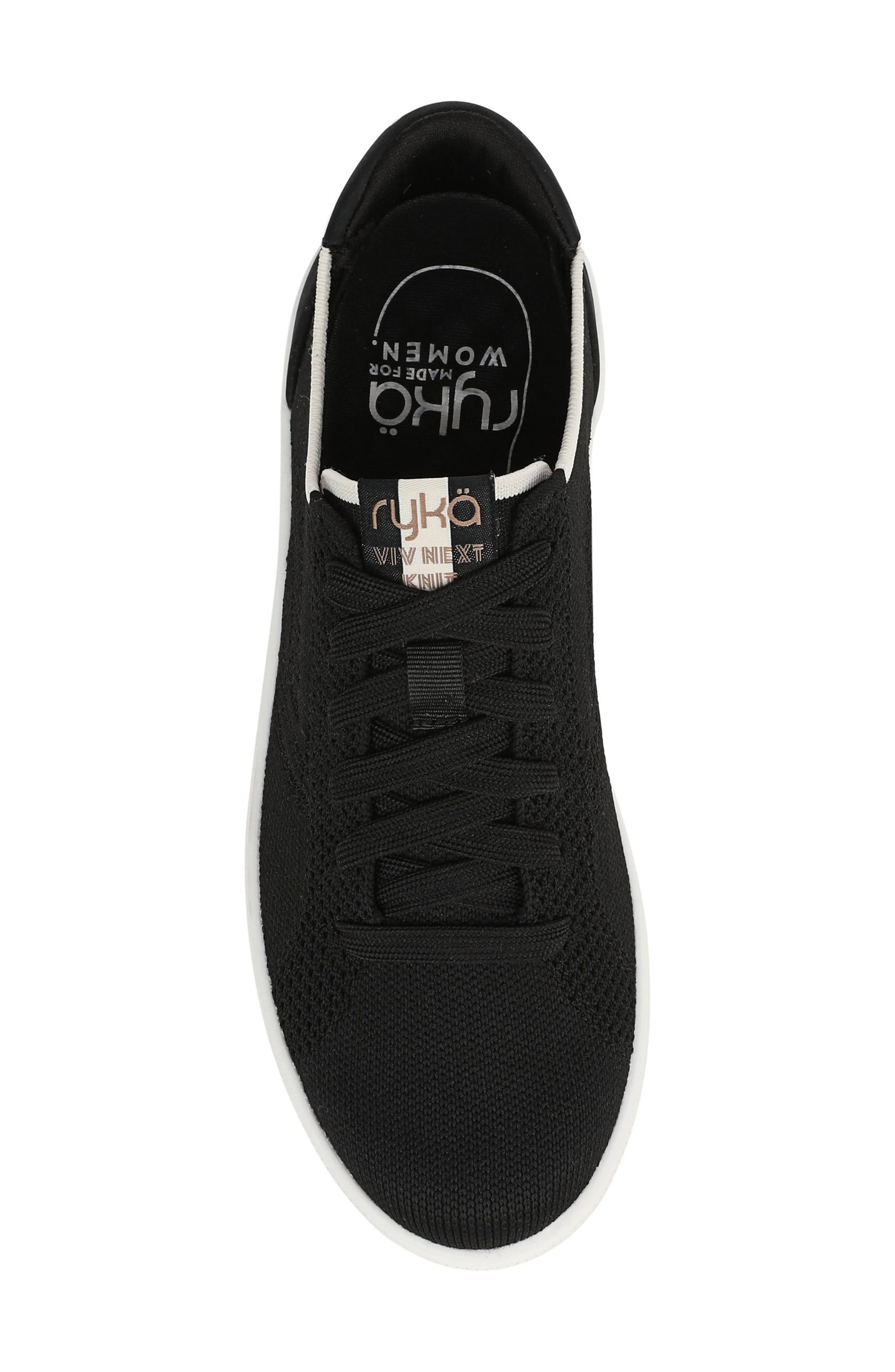Rykä Viv Next Knit Sneaker, Alternate, color, Black