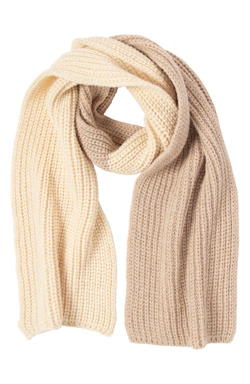 San Diego Hat Knit Scarf In Neutral