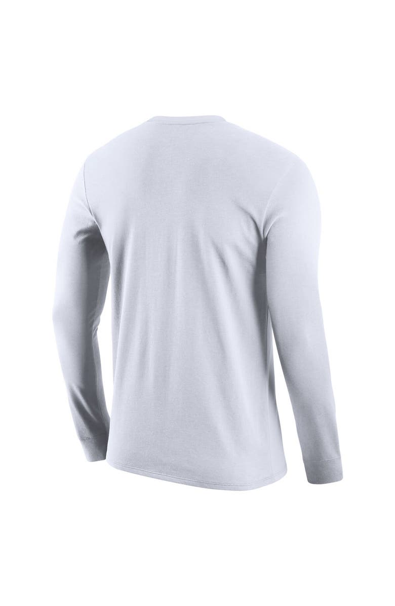 Nike Men's Nike White Missouri Tigers CoMo Shootaround Long Sleeve T-Shirt, Alternate, color, 