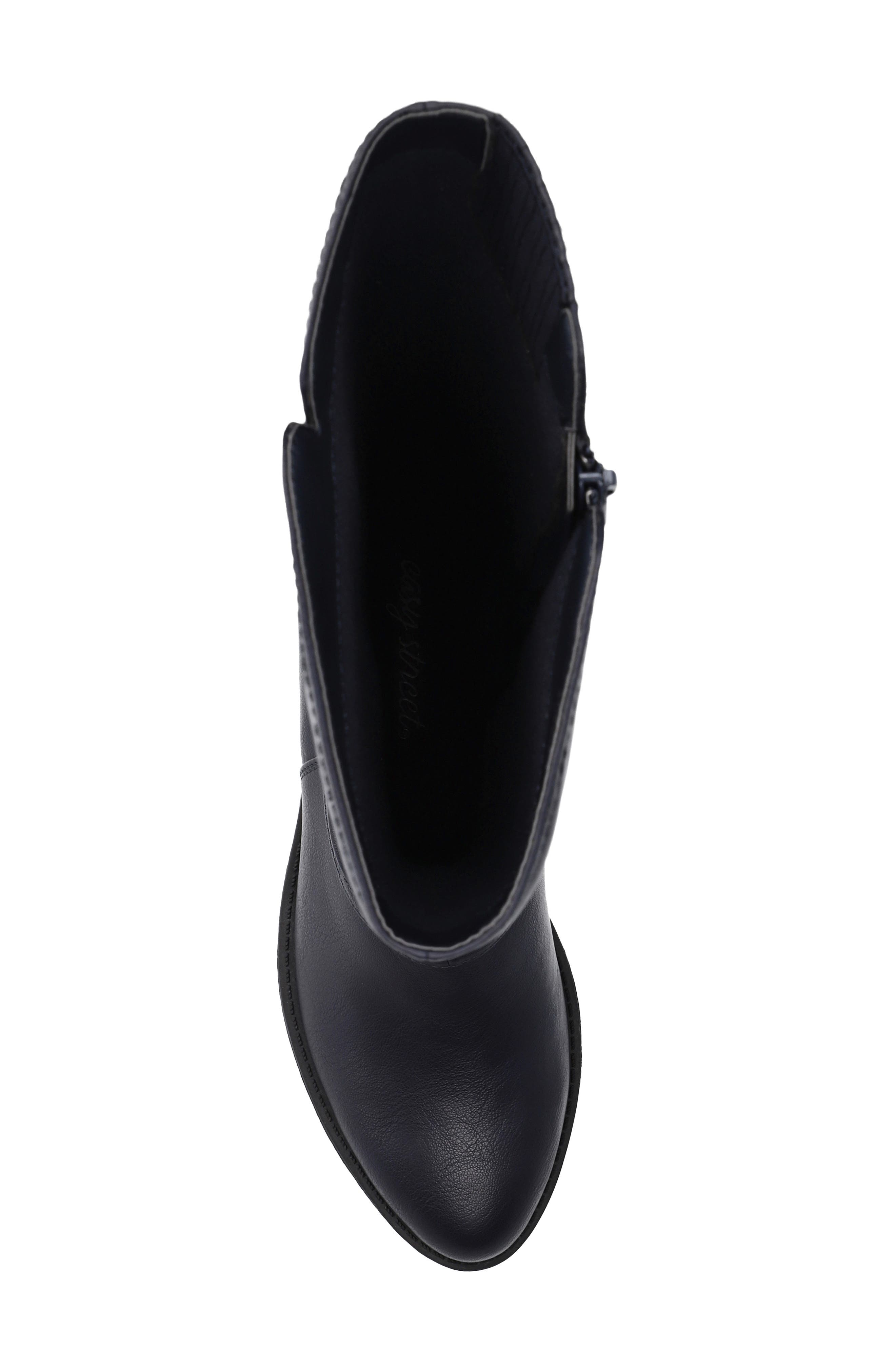 EASY STREET Tenille Knee High Boot, Alternate, color, Navy
