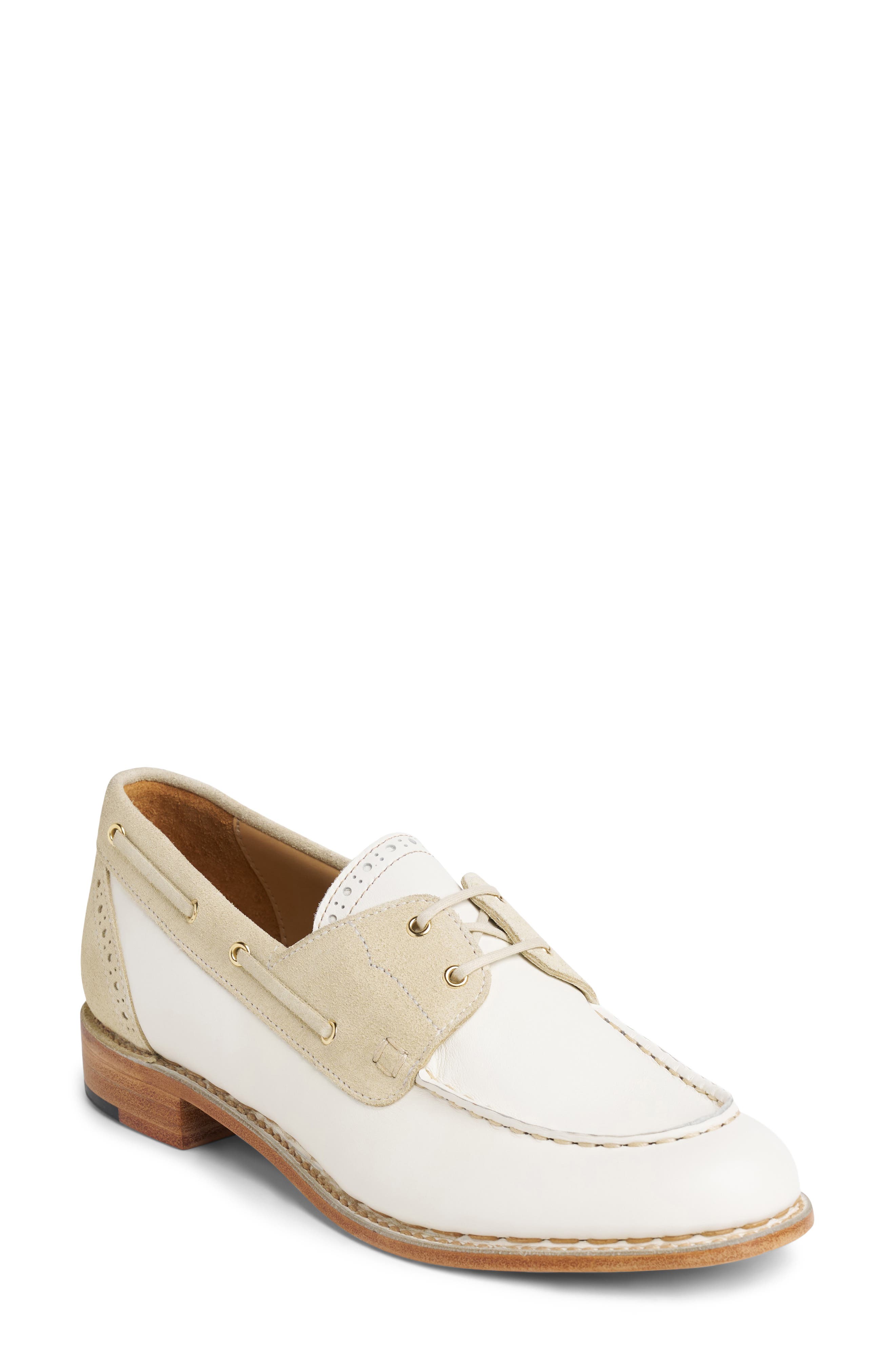 THE OFFICE OF US Ms Ginger Boat Shoe, Main, color, Oat