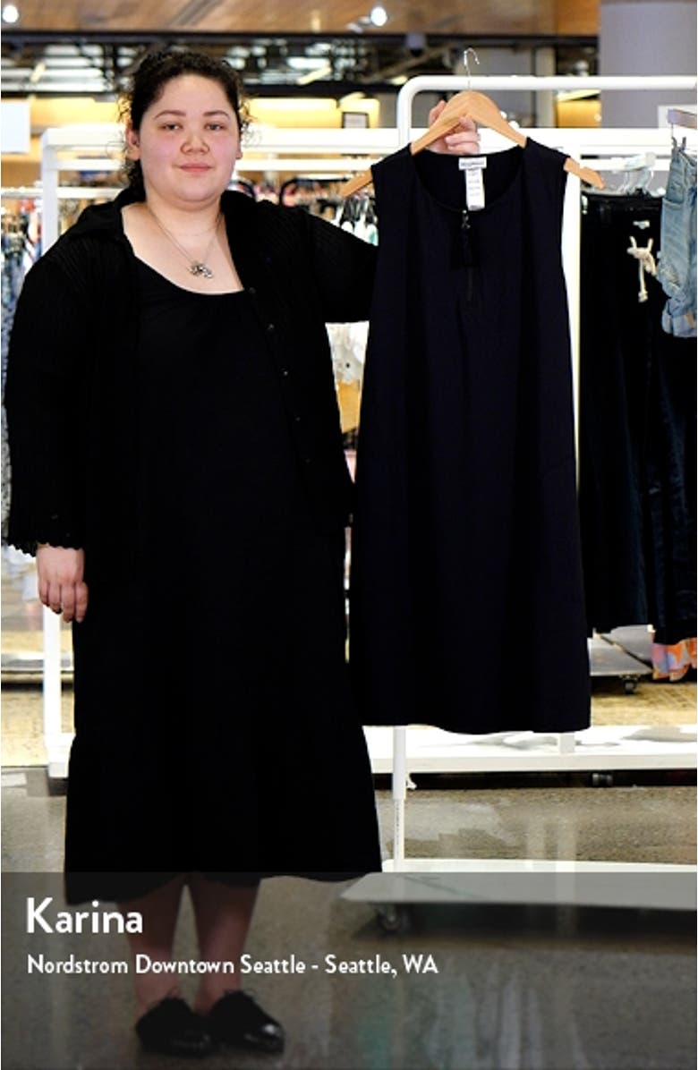 Pearl Quarter-Zip Spa Cover-Up Dress, sales video thumbnail