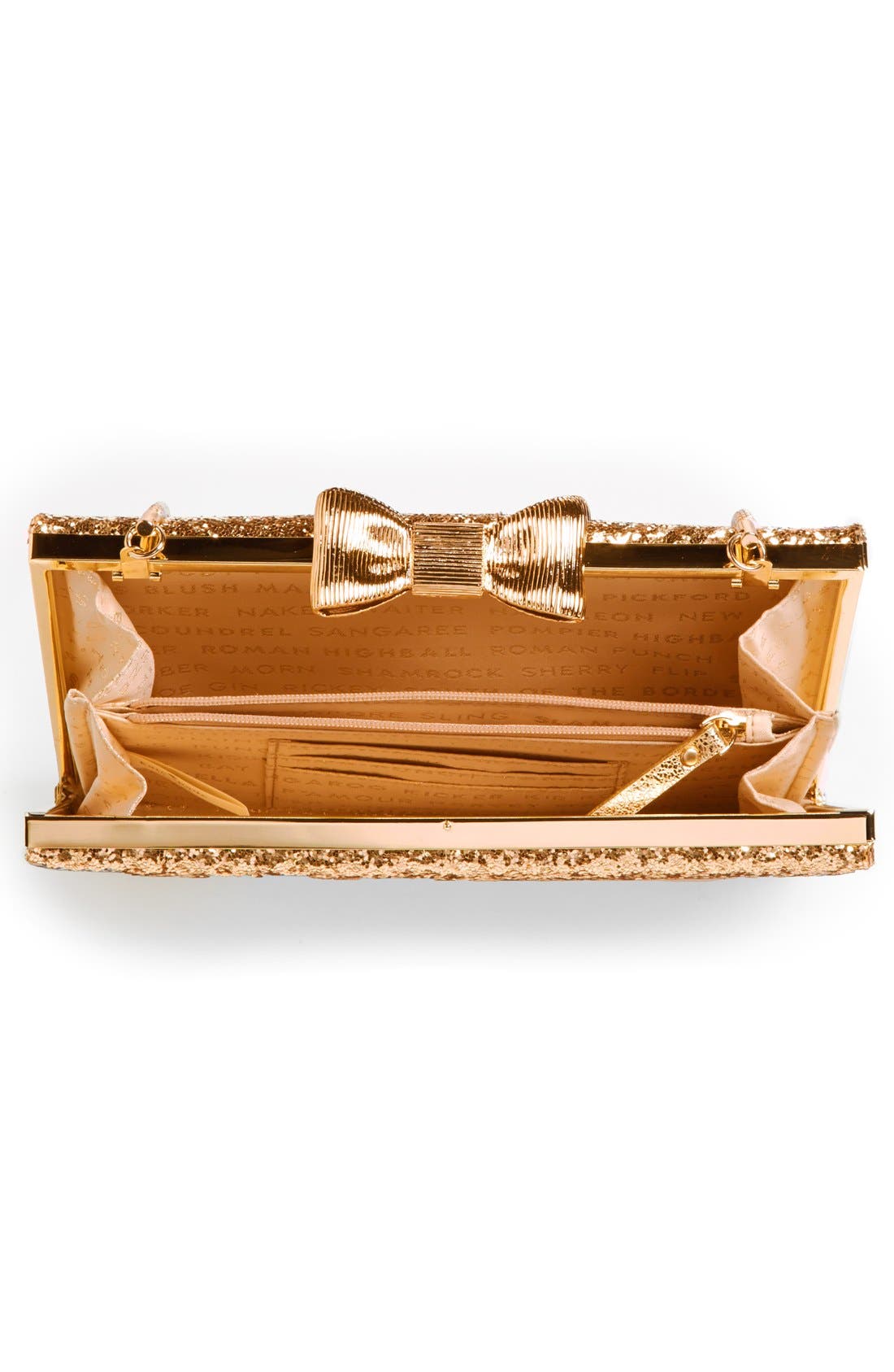 'evening bells - emanuelle' clutch, Alternate, color, GOLD