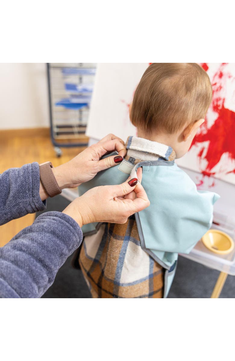 Kaplan Early Learning Toddler Long Sleeve Apron - Set of 4, Alternate, color, Blue