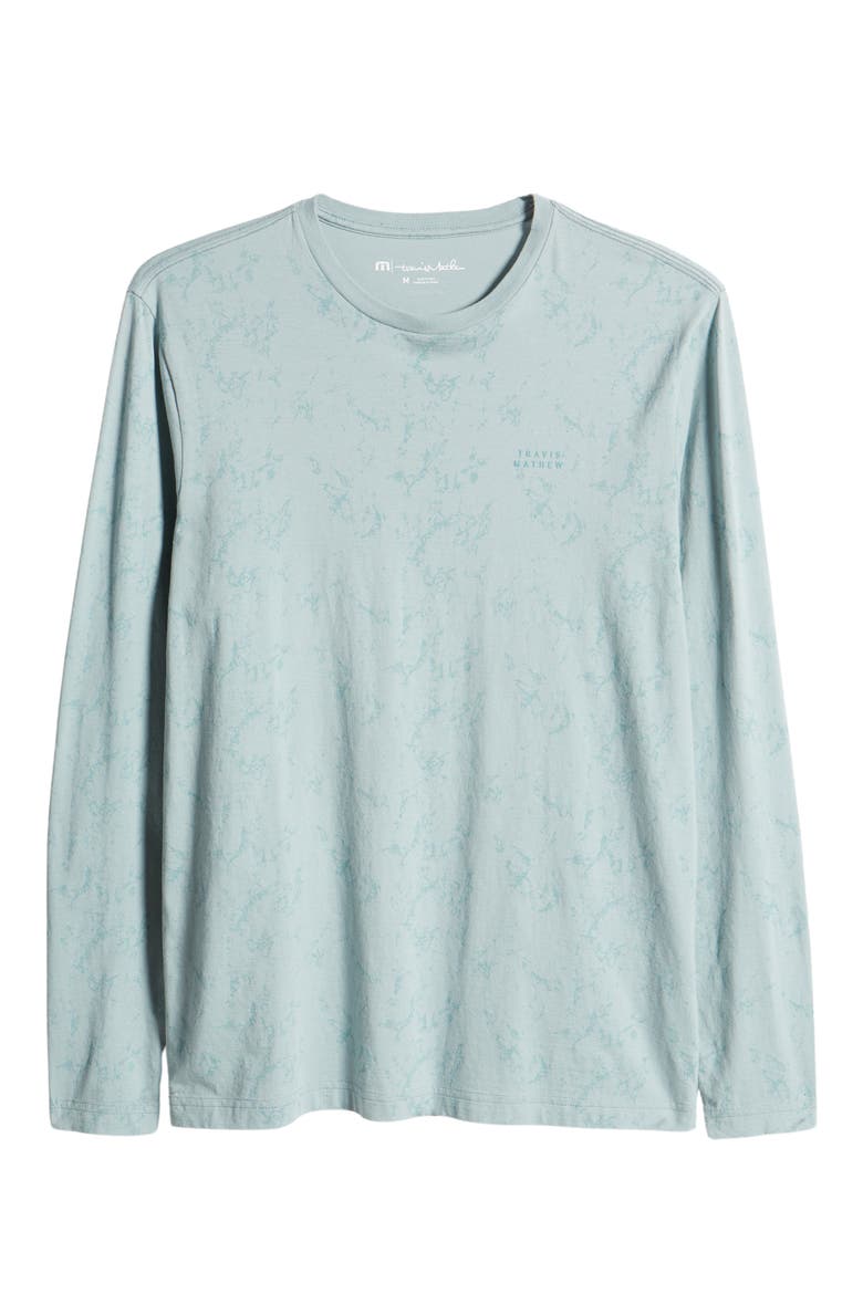 Warmer Tides Cotton Long Sleeve T-Shirt, Alternate, color, ARONA