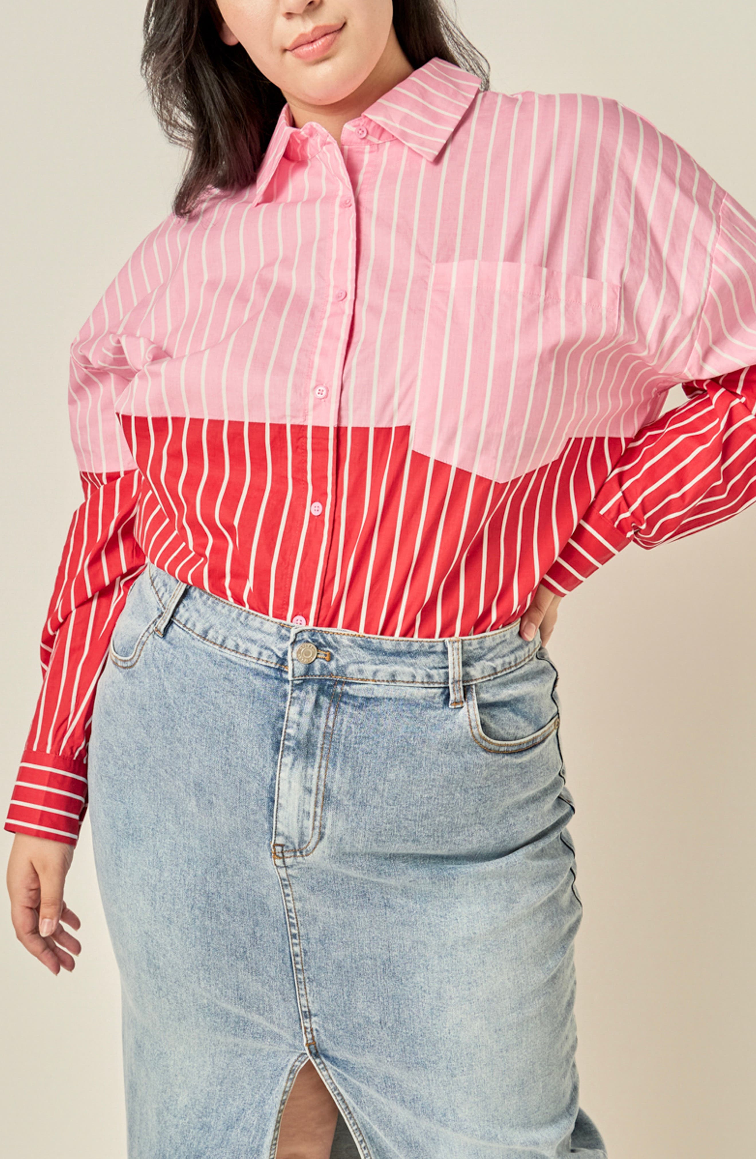 selected PINK/ RED