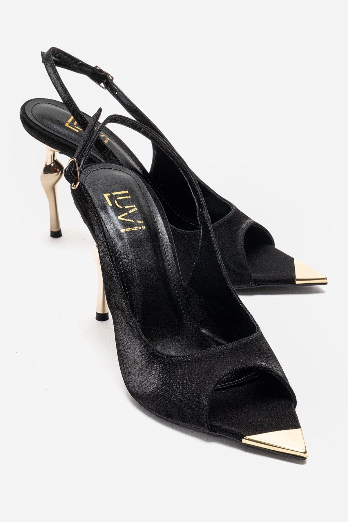 Prologue Shoes Amore Slingback Stiletto Pump, Main, color, Black