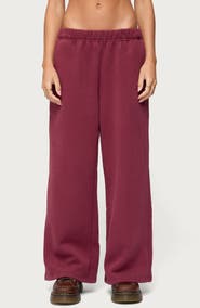 EDIKTED Wide Leg Sweatpants