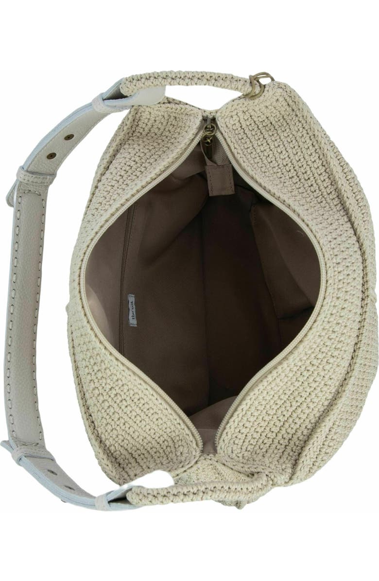 The Sak Los Feliz Hobo Leather Bag, Alternate, color, Ecru