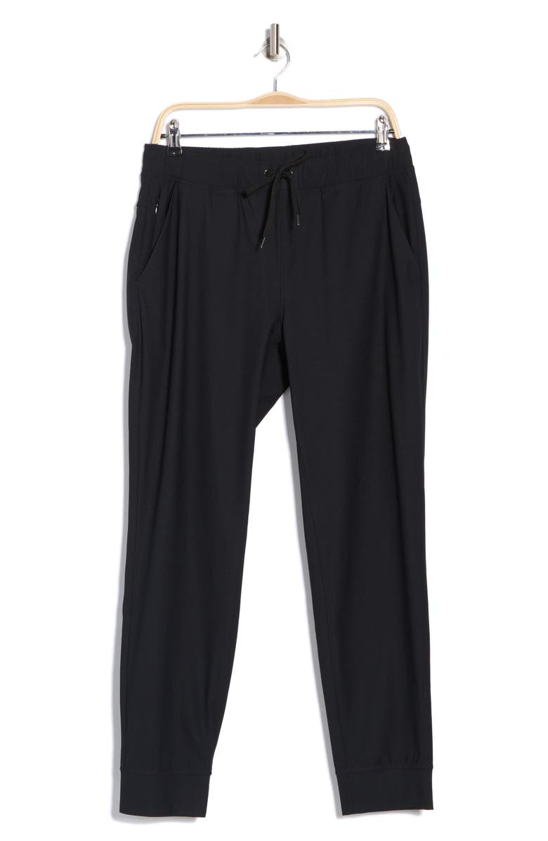 90 DEGREE BY REFLEX Tricot Power Stride Pants, Alternate, color, Black