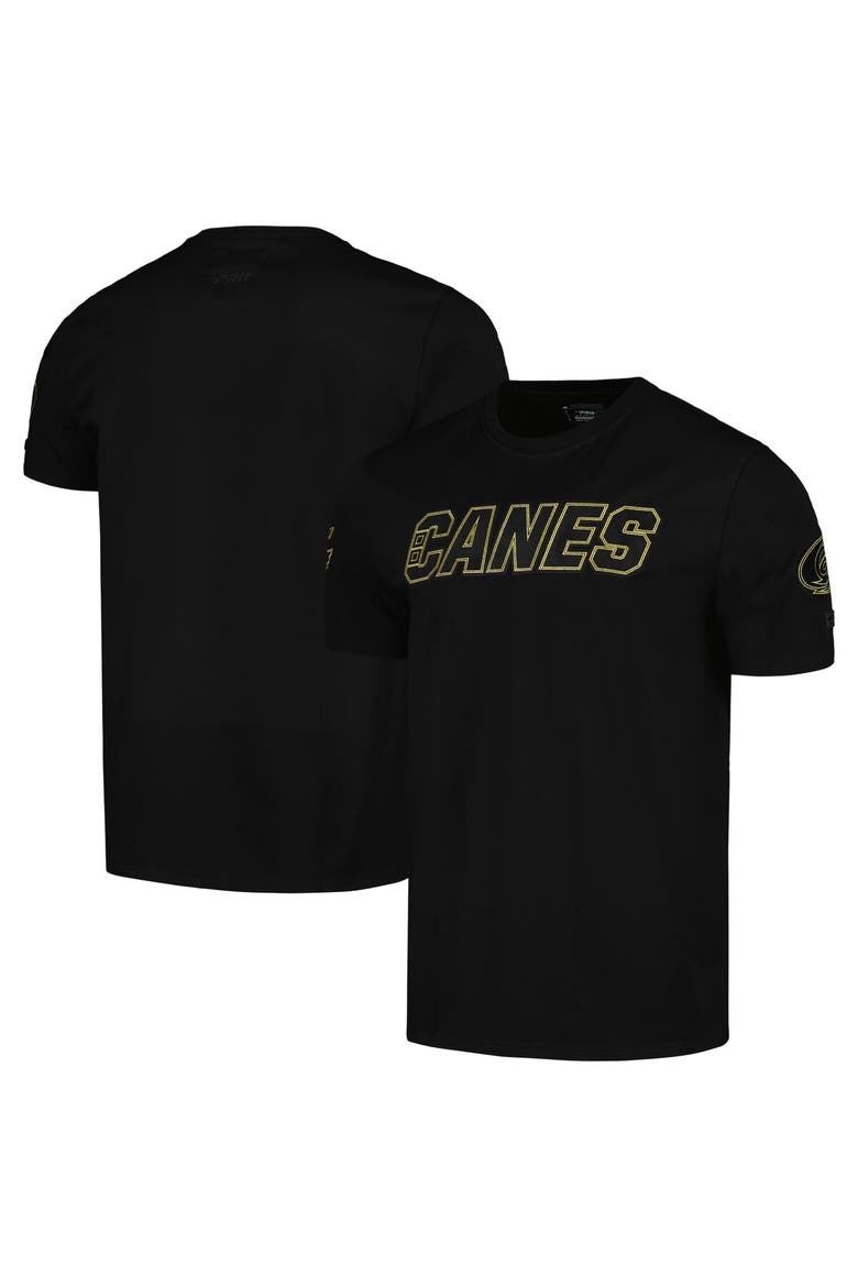 Men's Pro Standard Black Carolina Hurricanes Wordmark T-Shirt, Main, color, Black