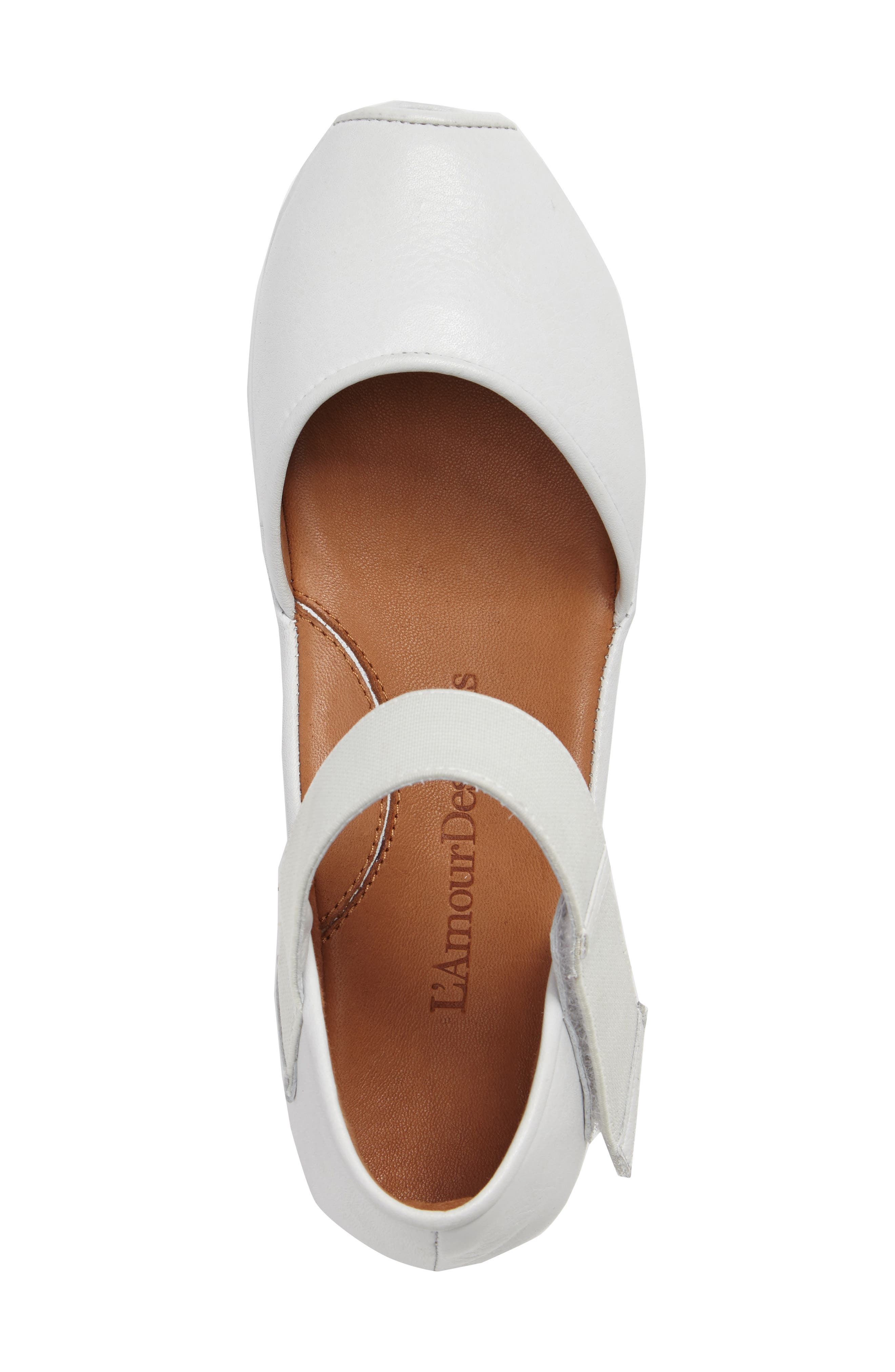 Amadour Platform Sandal, Alternate, color, WHITE LEATHER