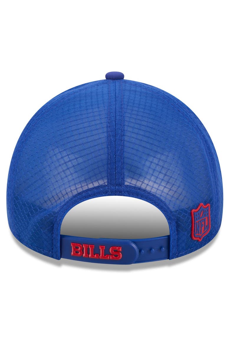 Men's New Era Royal Buffalo Bills 2026 Sideline Apex 9FORTY Adjustable Trucker Hat, Alternate, color, Royal