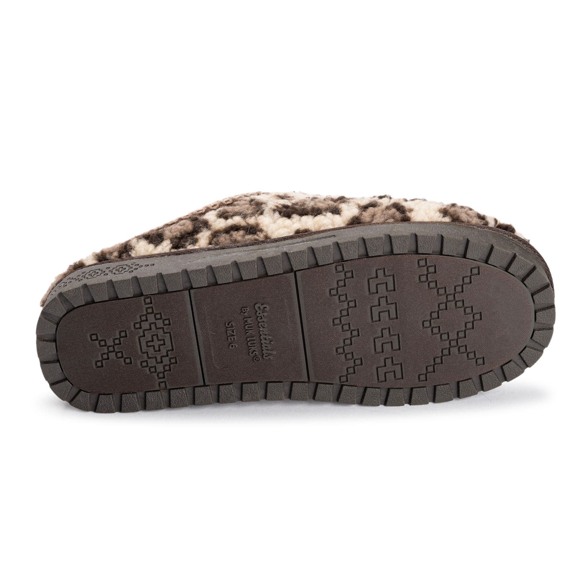 Women's Francie Microsuede Taped Clogs, Alternate, color, Cream Leopard