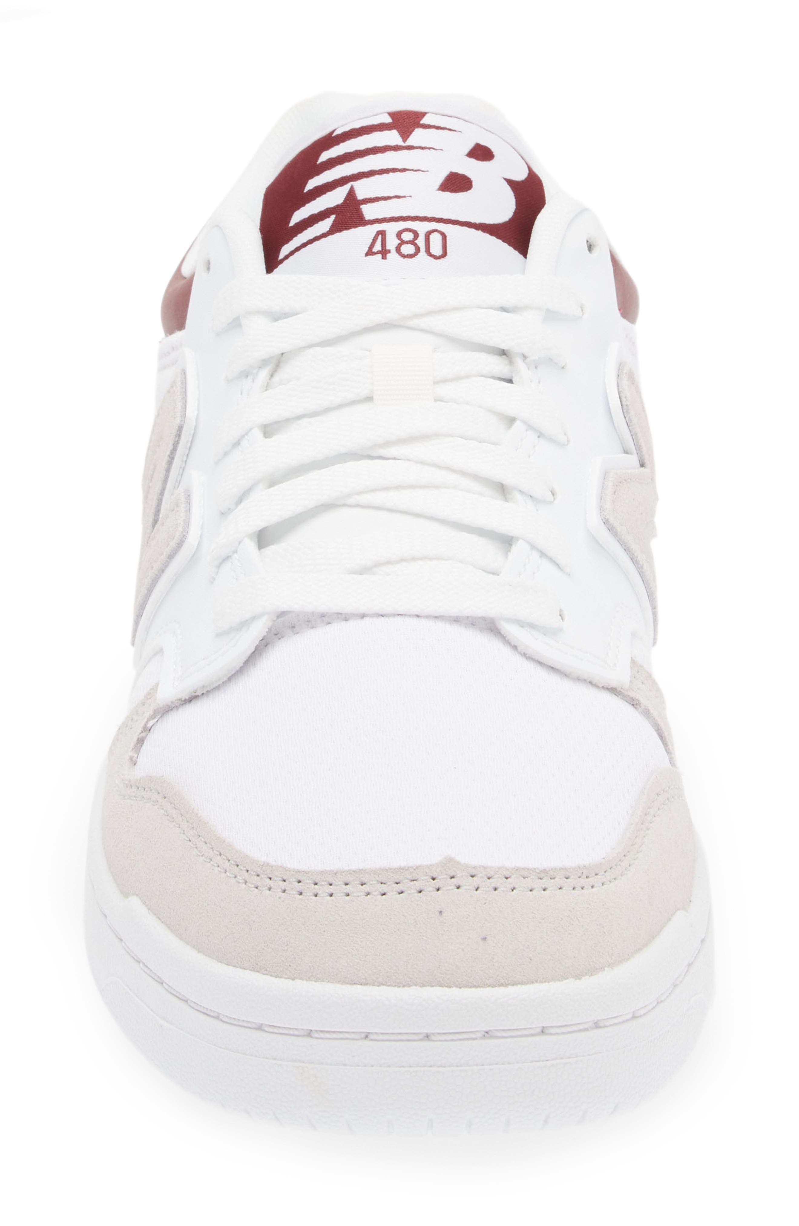 Gender Inclusive 480 Basketball Sneaker, Alternate, color, WHITE/ CLASSIC CRIMSON