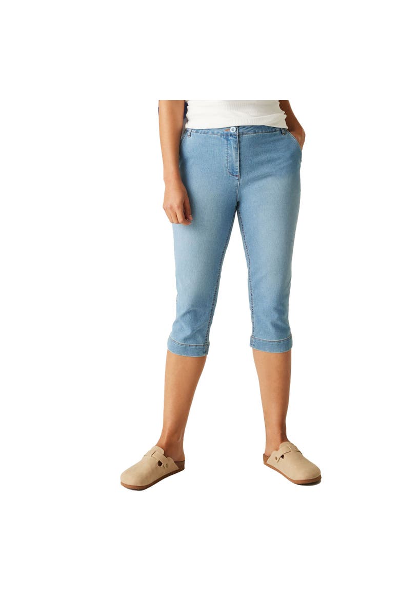 Bayletta Capri Trousers, Alternate, color, True Denim Light Blue