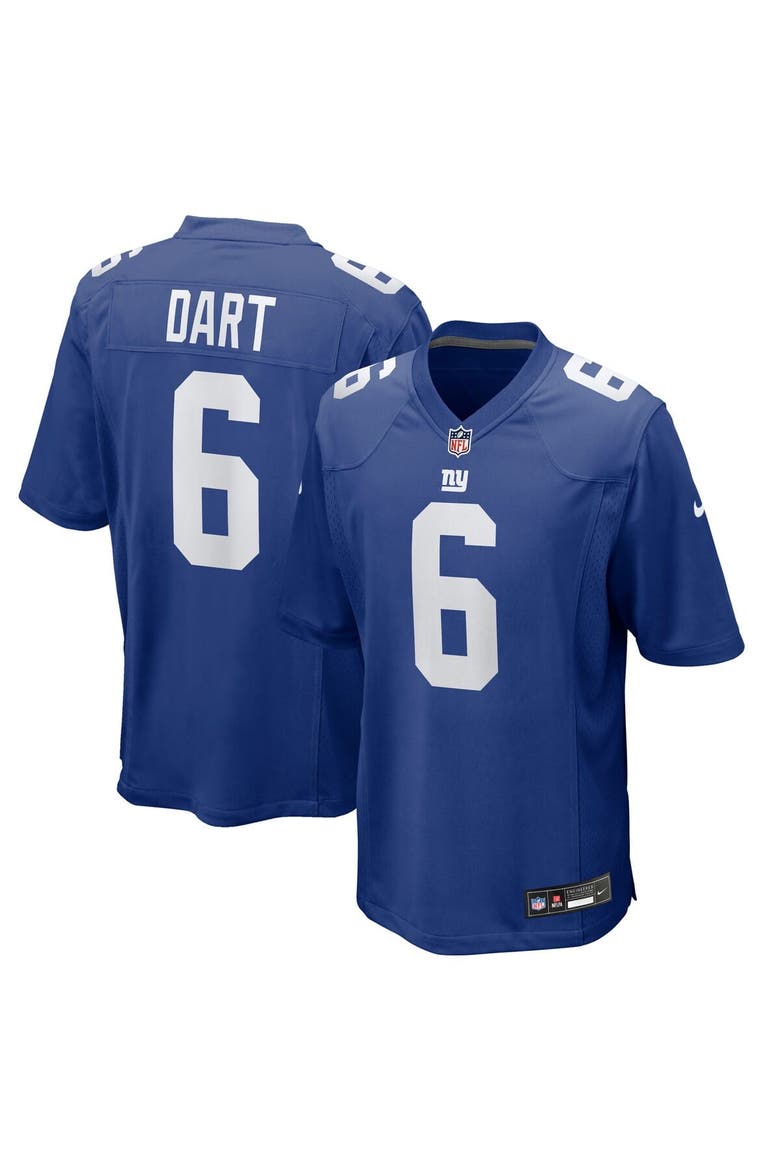 Men's Nike Jaxson Dart Royal New York Giants 2025 NFL Draft First Round Pick  Game Jersey, Main, color, Royal