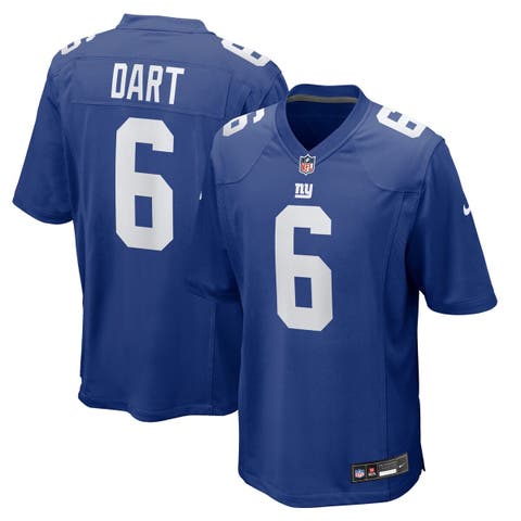 Men's Nike Jaxson Dart Royal New York Giants 2025 NFL Draft First Round Pick  Game Jersey