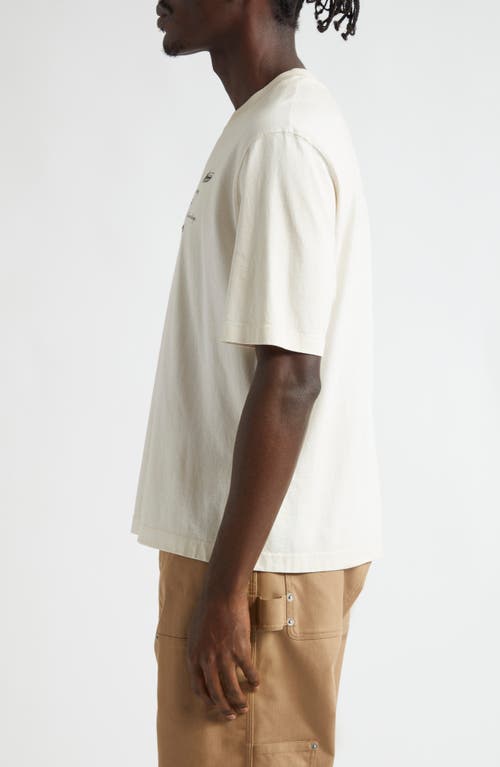 Golden Goose Men's Hand Writing T-shirt In White