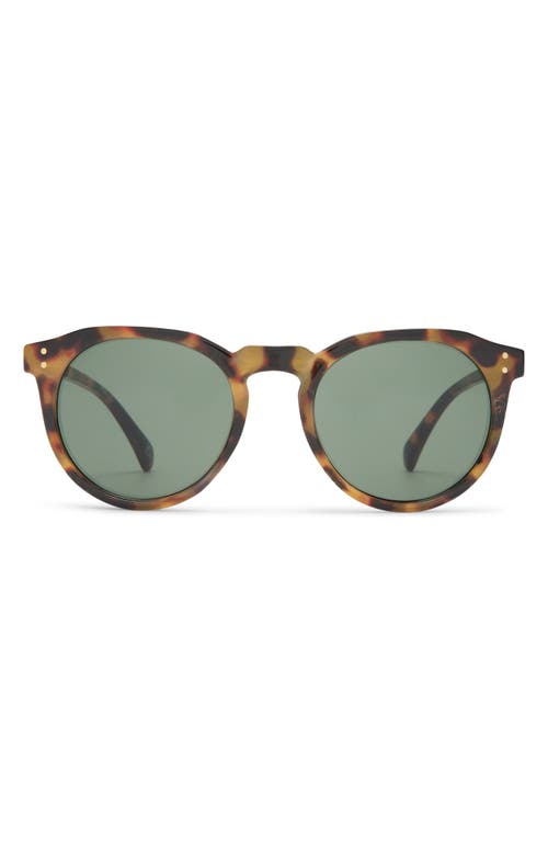 Aire Nucleus V2 53mm Round Sunglasses In Dark Tort/khaki Tint